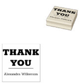 名パーソナライズされた前 ラバースタンプ (押印)