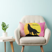 名パーソナライズされた前 ランバークッション (椅子)