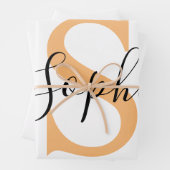 名パーソナライズされた前、名前をカスタムする、誕生日 ラッピングペーパーシート (インサイチュ)