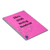 名パーソナライズされた前・年のノート書ブック ノートブック (右側)