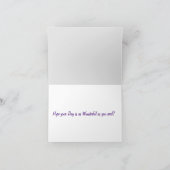 名パーソナライズされた前&年代ハッピーバースデーカード カード (内部)