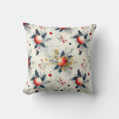 名パーソナライズされた前・引用文付きクリスマス枕 クッション (正面)