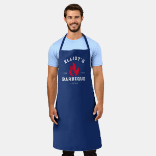 名パーソナライズされた前   BBQギフト男性へ   Barbeque エプロン