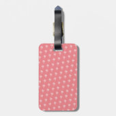 名パーソナライズされた前| Monogramラゲージタグ ラゲッジタグ (裏面縦)