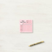 名パーソナライズされた前 | Salah/祈りの言葉トラッカーWeekly ポストイット (デスク上)