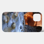 名パーソナライズされた前， Zion Narrows, Utah, iPad Case Case-Mate iPhoneケース (裏面 (横))
