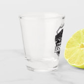 名パーソナライズされた前Big Rigセミトラック ショットグラス (左)