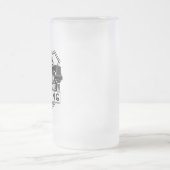 名パーソナライズされた前Big Rigセミトラック フロストグラスビールジョッキ (中央)