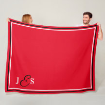 名パーソナライズされた前Red Stadium Blanket