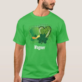 名パーソナライズされた前St patricks dayシャムロッククローバー Tシャツ