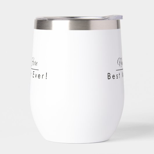 名パーソナライズされた最高の前の母エレガント (左面)