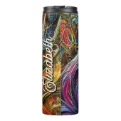 名パーソナライズされた根 タンブラー (裏面)