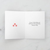 名パーソナライズされた称とおもしろい年齢75歳 カード (内部)