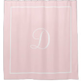 名パーソナライズされた称またはイニシャルシャワーカーテン シャワーカーテン (正面)