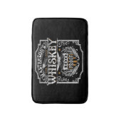 名パーソナライズされた称オールドウエストウイスキービールバー バスマット (正面縦)