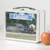 名パーソナライズされた称列車金属弁当箱 メタルランチボックス (インサイチュ)