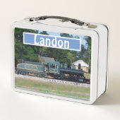 名パーソナライズされた称列車金属弁当箱 メタルランチボックス (裏面)