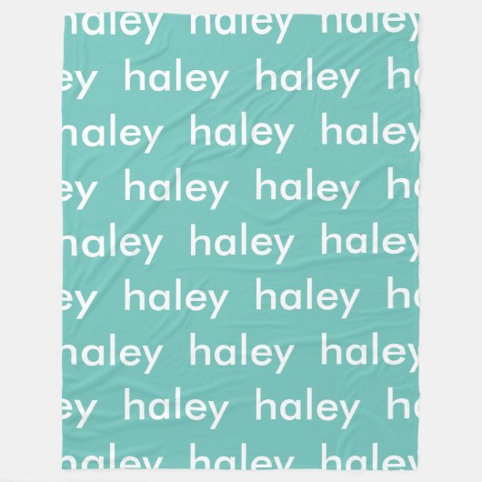 名パーソナライズされた称包括子供へ物 フリースブランケット (正面)