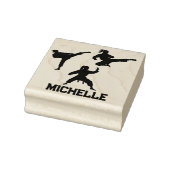 名パーソナライズされた称空手/テコンドー/柔道 ラバースタンプ (スタンプ)