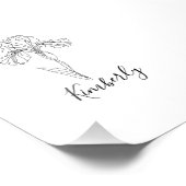 名パーソナライズされた称2月アイリス誕生花 フォトプリント            (角)