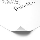 名パーソナライズされた称2月バイオレット誕生花 フォトプリント (角)