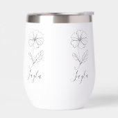 名パーソナライズされた称2月プリムローズ誕生花 (左面)