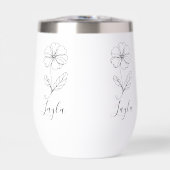 名パーソナライズされた称2月プリムローズ誕生花 (正面)