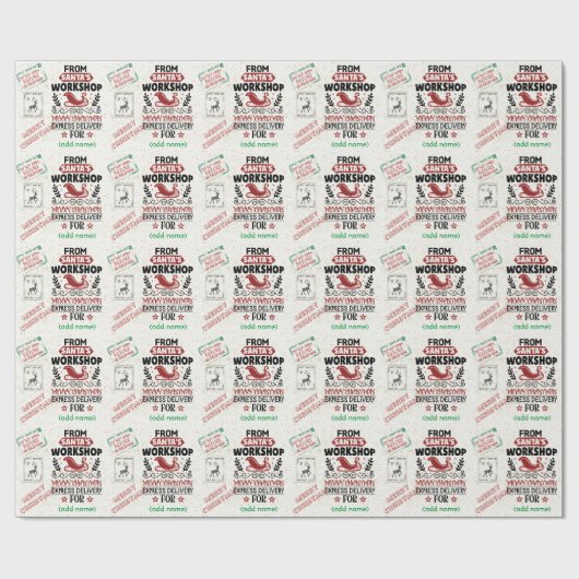 名パーソナライズされた表現前の配信2ラッピング紙 ラッピングペーパー (フラット)