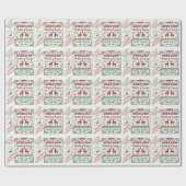 名パーソナライズされた表現前ラップ紙 ラッピングペーパー (フラット)