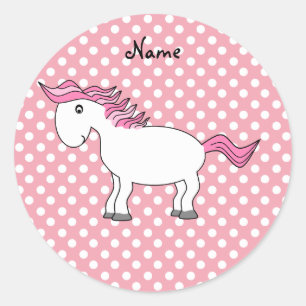 名パーソナライズされた馬 ラウンドシール