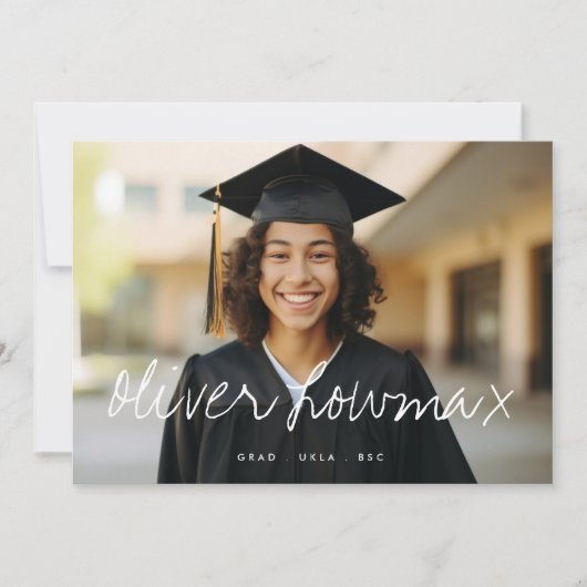 名ファンシー前エレガント・大学院生の写真2 案内状 (正面)