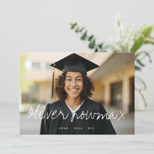 名ファンシー前エレガント・大学院生の写真2 案内状 (スタンド正面)