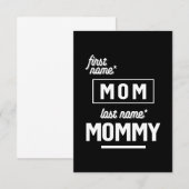 名ママ姓ママ 出欠カード (正面/裏面)