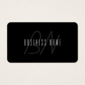 名モダンエレガント前とモノグラム | 濃いグレーと黒 (正面)