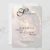 名モダンエレガント前の写真結婚の セーブザデート (正面)