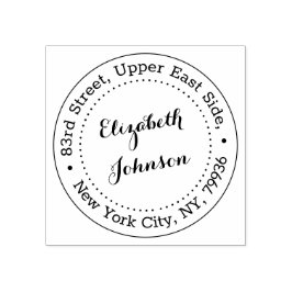 名モダンエレガント差出人住所パーソナライズされた ラバースタンプ