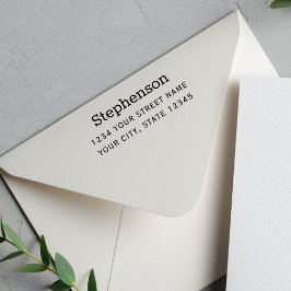 名モダンカスタムミニマル差出人住所 セルフインキングスタンプ