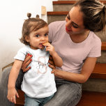 名モダンパーソナライズされた名モノグラムパステルピンク トドラーTシャツ<br><div class="desc">名モダンパーソナライズされた名モノグラムパステルピンク</div>