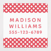 名モダンパーソナライズされた称接着剤防水 ラベル (デザイン1)