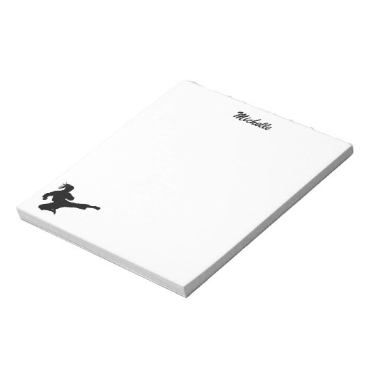 名モダンパーソナライズされた称空手/テコンドー/柔道 ノートパッド (回転)