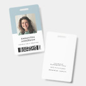 名モダンミニマルIDカード会議事務局 バッジ (正面＆裏面)