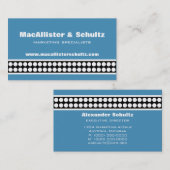 名モダン刺（淡い青） 名刺 (正面/裏面)