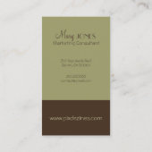 名モダン刺(En Deco/DIY)の色 名刺 (裏面)