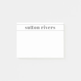 名モダン前グレー ポストイット