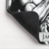 名モダン前パーソナライズされた西カウボーイアクールート マウスパッド (コーナー)