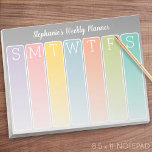 名モダン前ミニマル付きBright Weeklyプランナー ノートパッド<br><div class="desc">自分のタイトルを追加して自分のタイトルにする！</div>