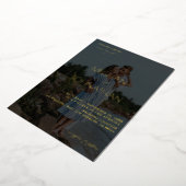 名モダン前写真6縦結婚型 箔招待状 (回転した状態)