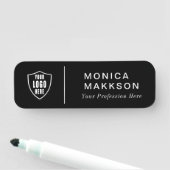 名モダン前、ロゴ、タイトル名タグ 名札 (インサイチュ)