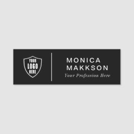 名モダン前、ロゴ、タイトル名タグ 名札