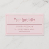 名モダン縁ど前 |赤面 名刺 (裏面)